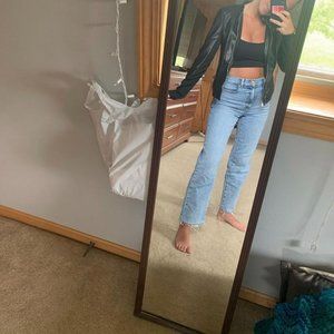 Express Black Leather Jacket